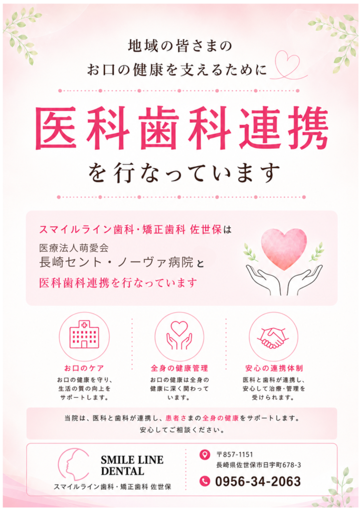 福岡市医科歯科連携サイト|スマイルライン歯科・矯正歯科 福岡市医科歯科連携サイト|スマイルライン歯科・矯正歯科